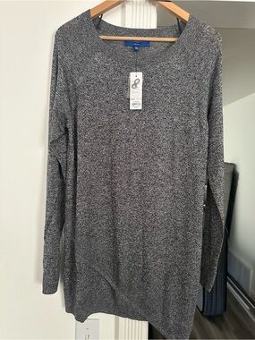 NWT Apt 9 Tunic Asymmetrical  Lightweight Sweater Large